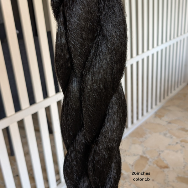 Kinky Natural Crochet Bundle – 26inches (color 1b)